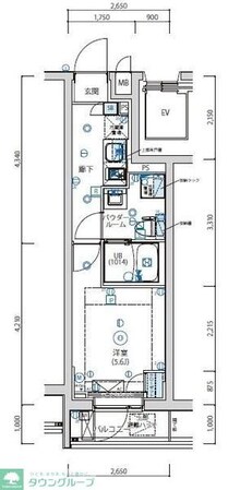 アルテシモアクレの物件間取画像